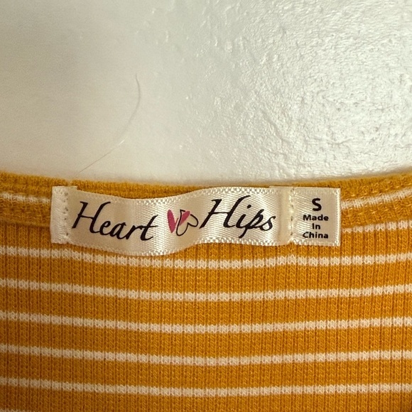 Yellow Striped Button-Down Dress - Picture 4 of 4